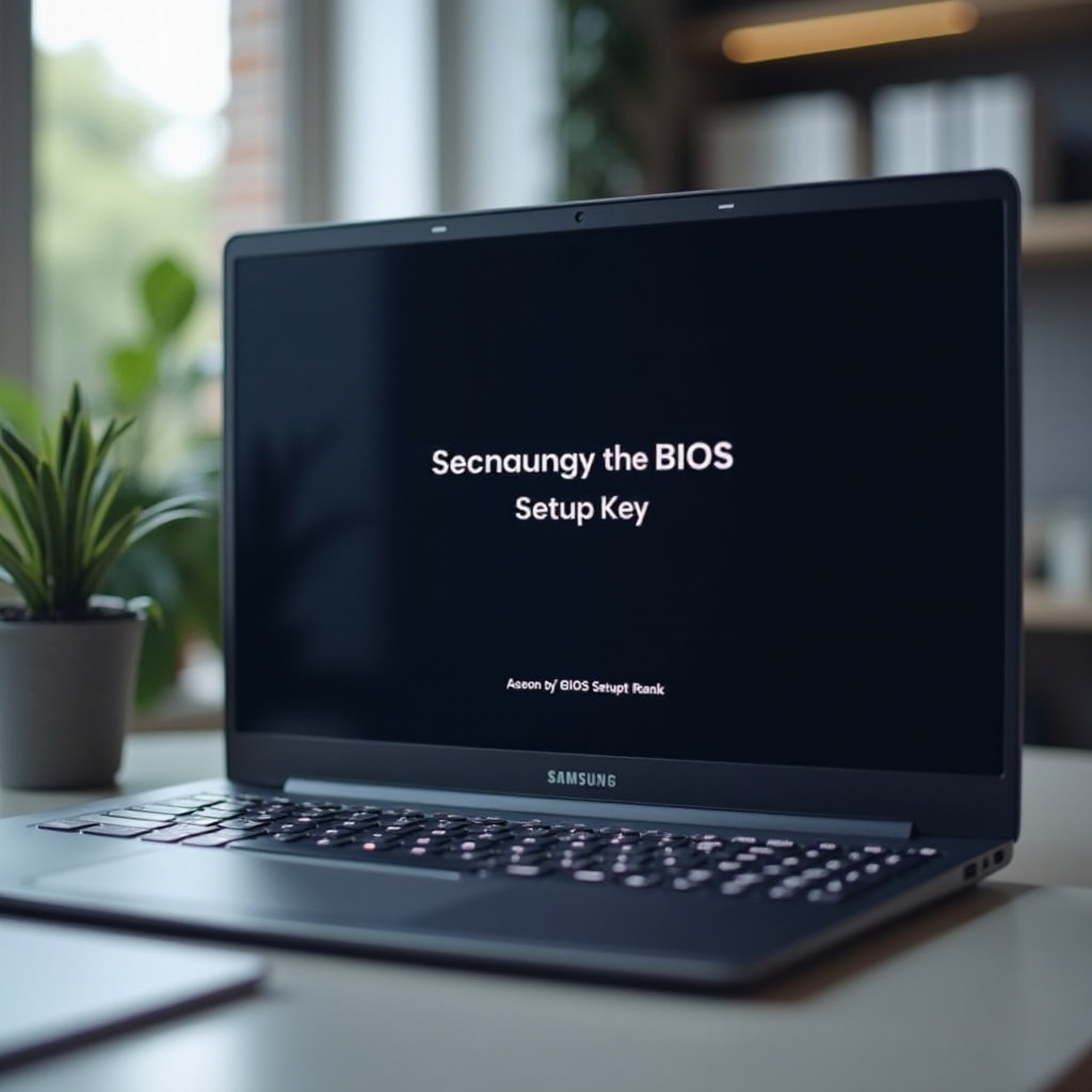 الوصول إلى BIOS في جهاز لابتوب سامسونج