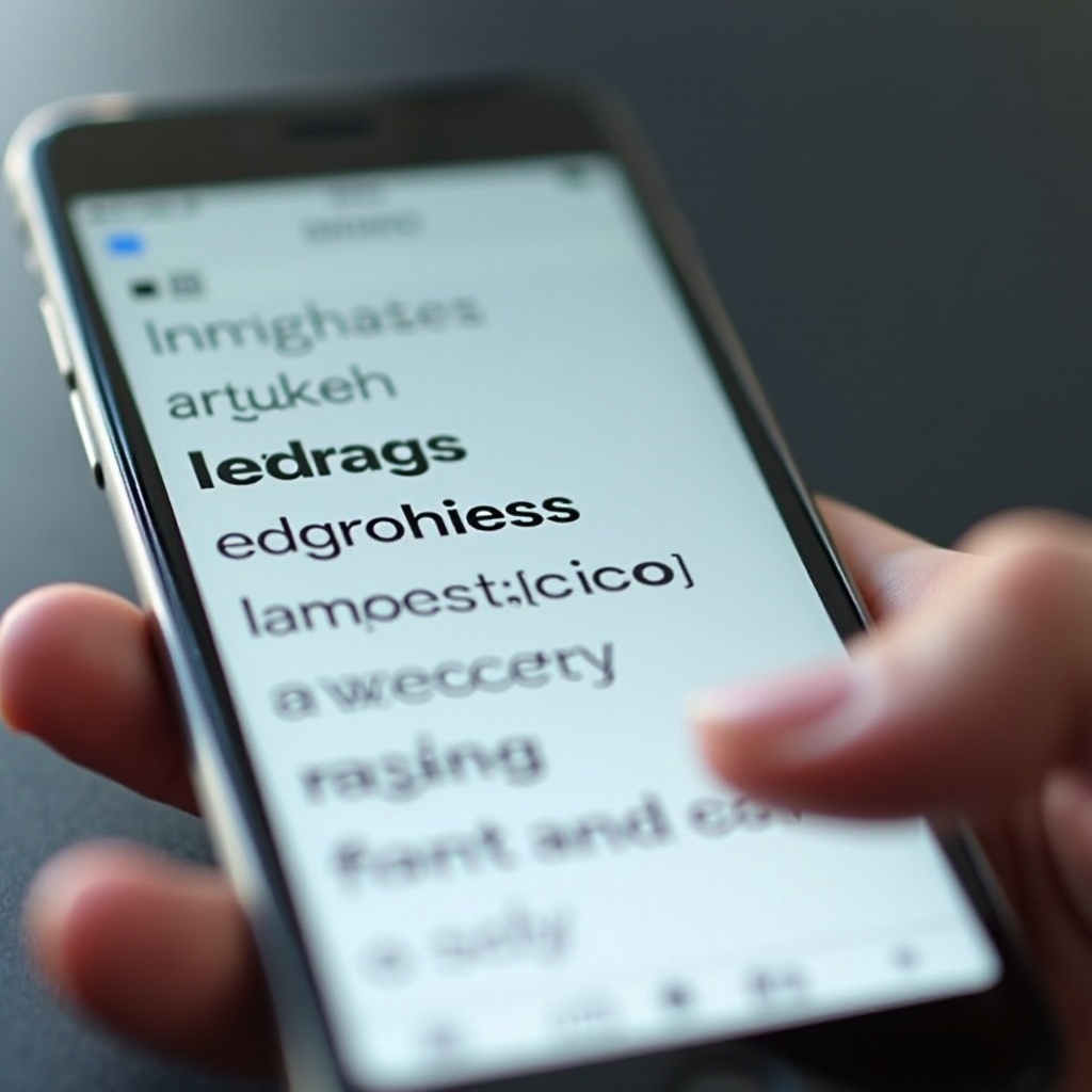 jak używać różnych czcionek na iPhone