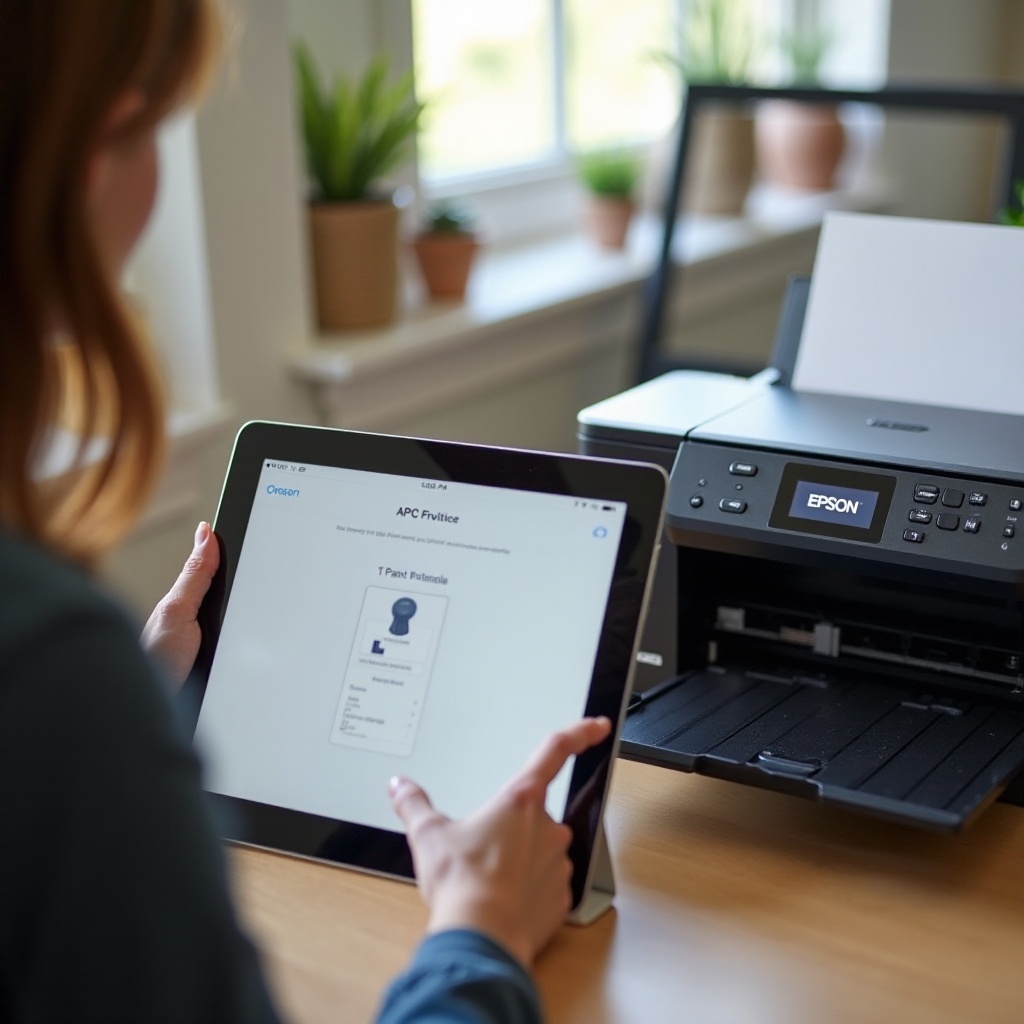печать с iPad на принтер Epson