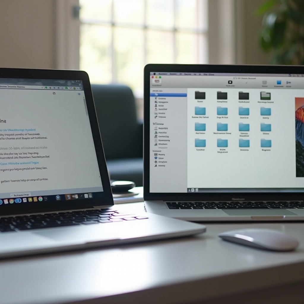 jak se dostat do složky na macu na chromebooku