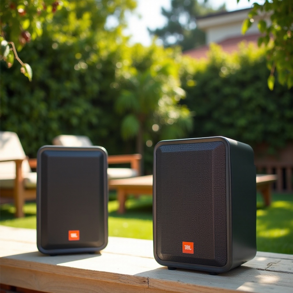 أفضل مكبرات الصوت الخارجية من JBL