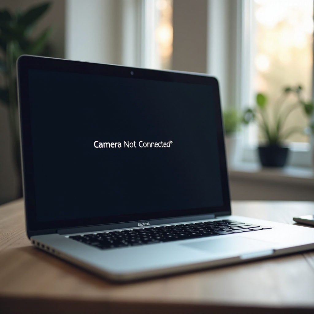 macbook air camera not connected
