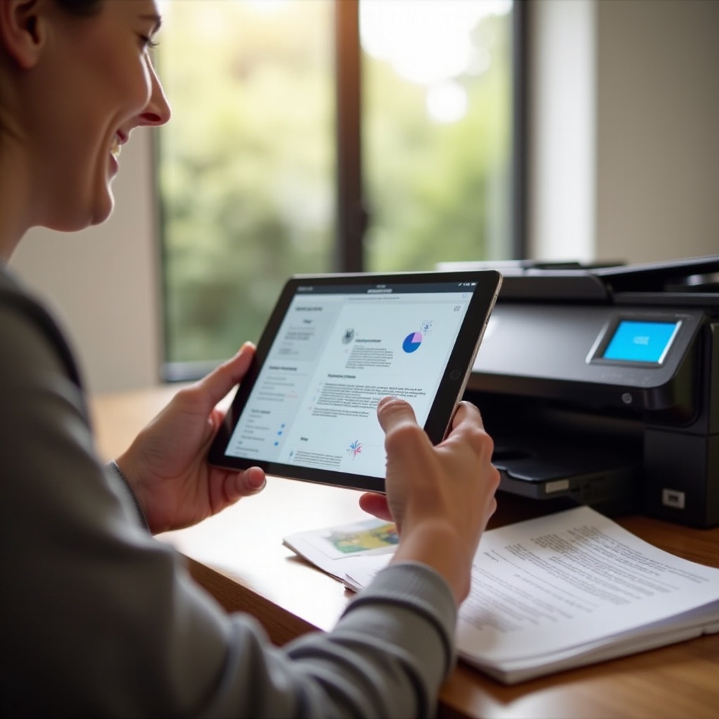 printează de pe iPad pe imprimanta Epson