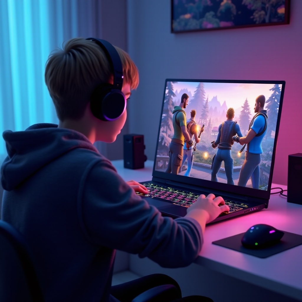 laptop do grania w Fortnite