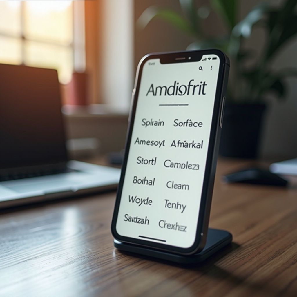 كيفية استخدام خطوط مختلفة على الايفون