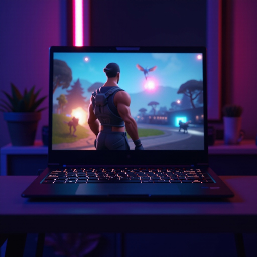 حاسوب محمول للعب فورتنايت