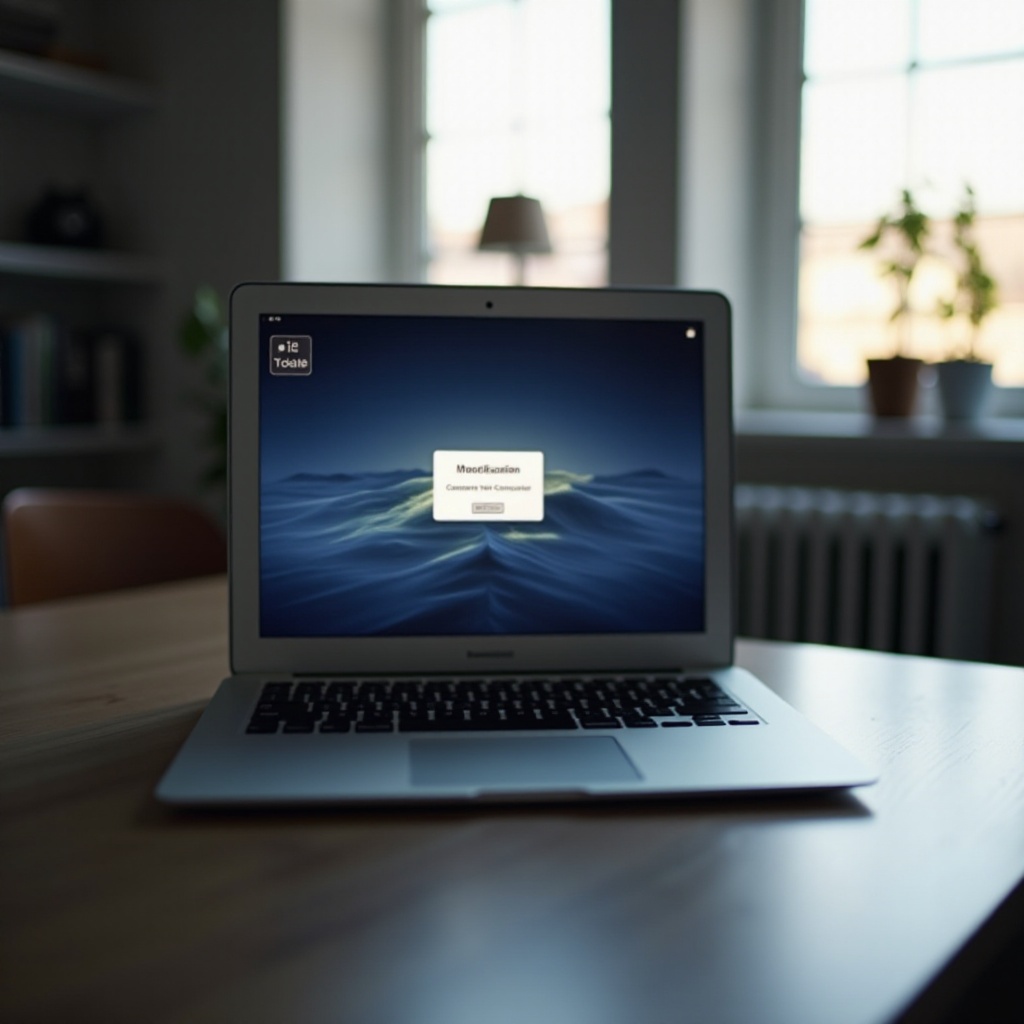 Камера MacBook Air не подключена