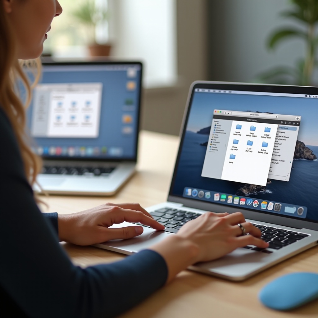 jak przejść do folderu w mac na chromebooku
