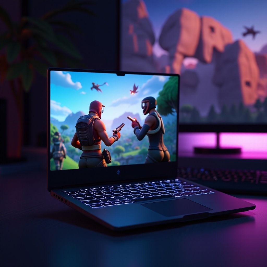 notebook na hraní Fortnite