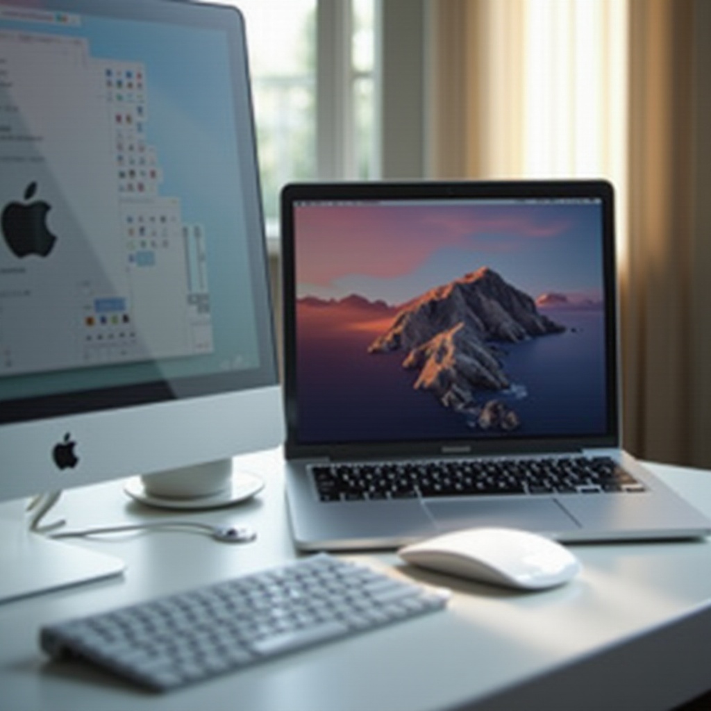 شريط عمودي على ماك