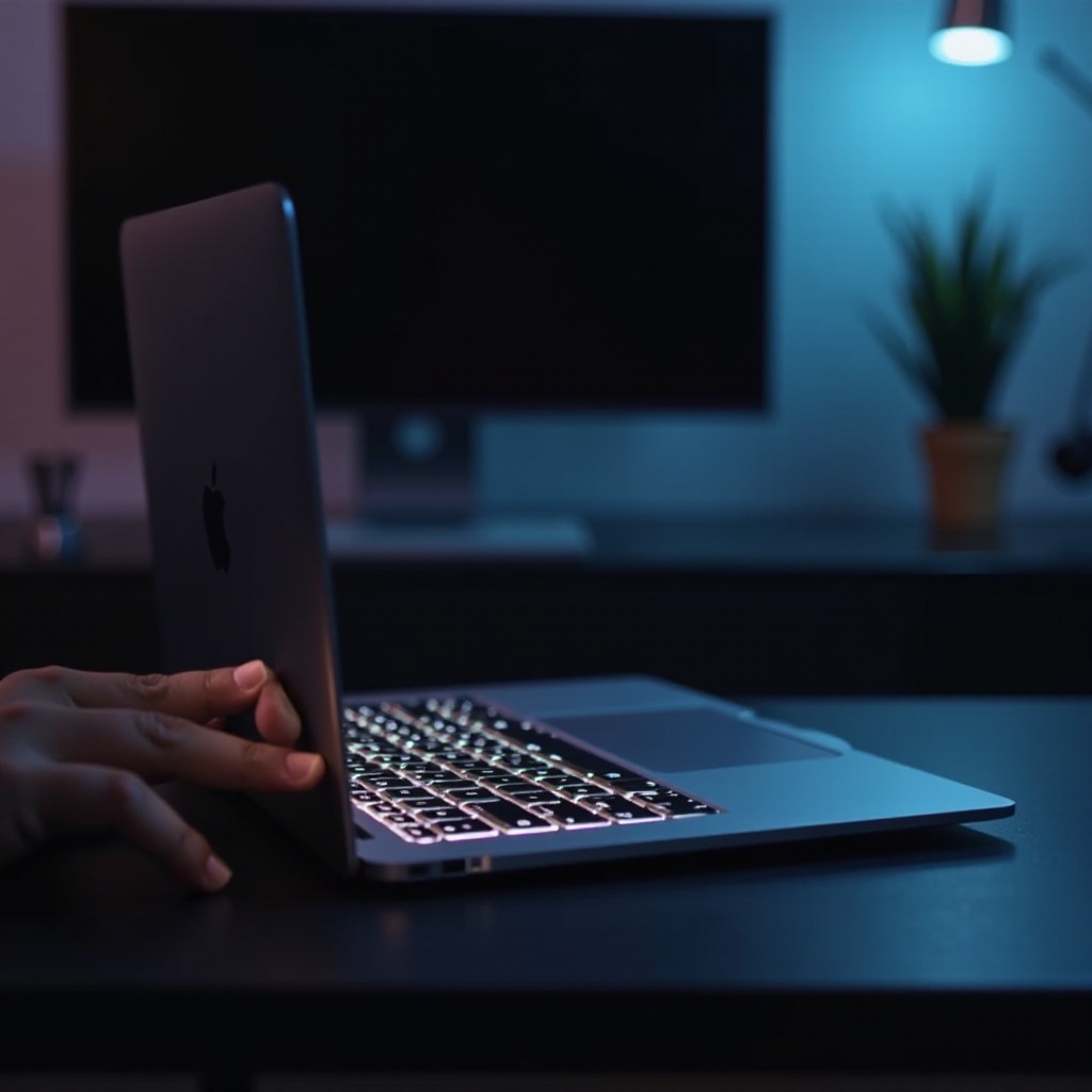 إضاءة لوحة مفاتيح MacBook Pro لا تعمل