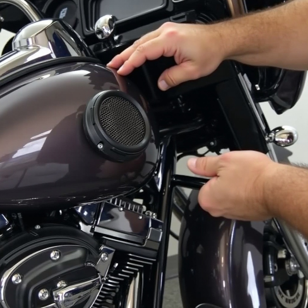 лучшие колонки в обтекатель для Street Glide