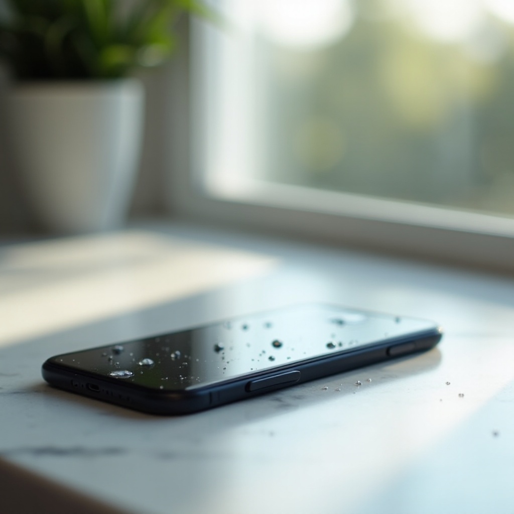 вода в камерата на iPhone