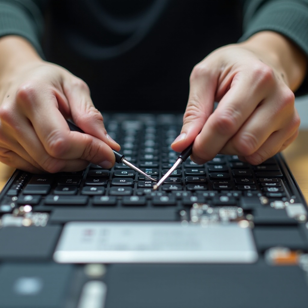 vyměnit klávesnici na notebooku