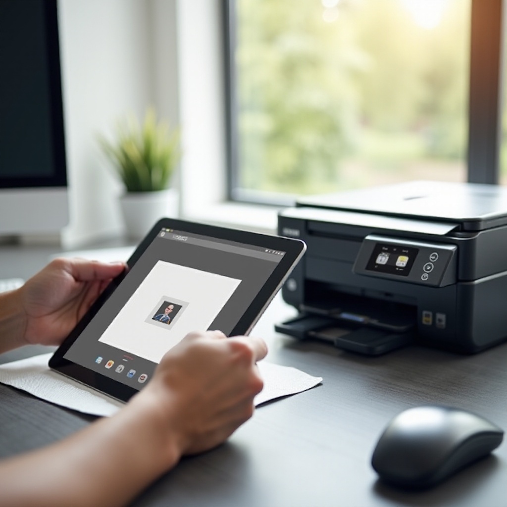 طباعة من iPad إلى طابعة Epson