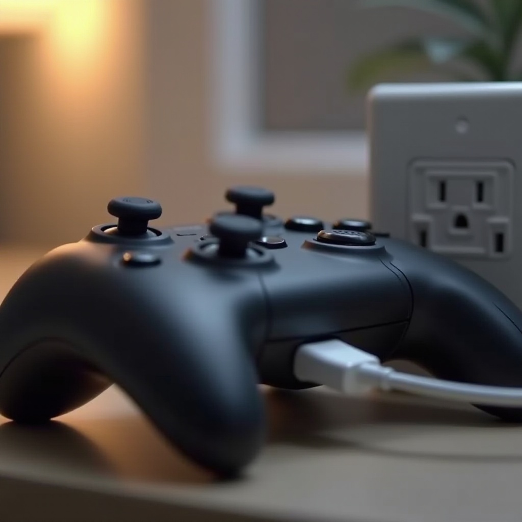 جهاز تحكم PS5 لا يشحن من الحائط