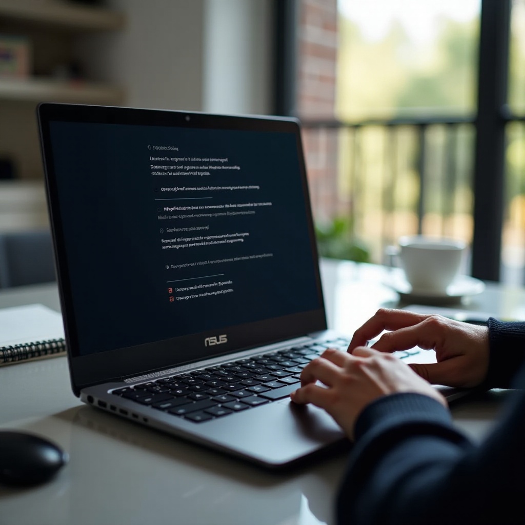 avertisment: actualizarea BIOS este în proces ASUS