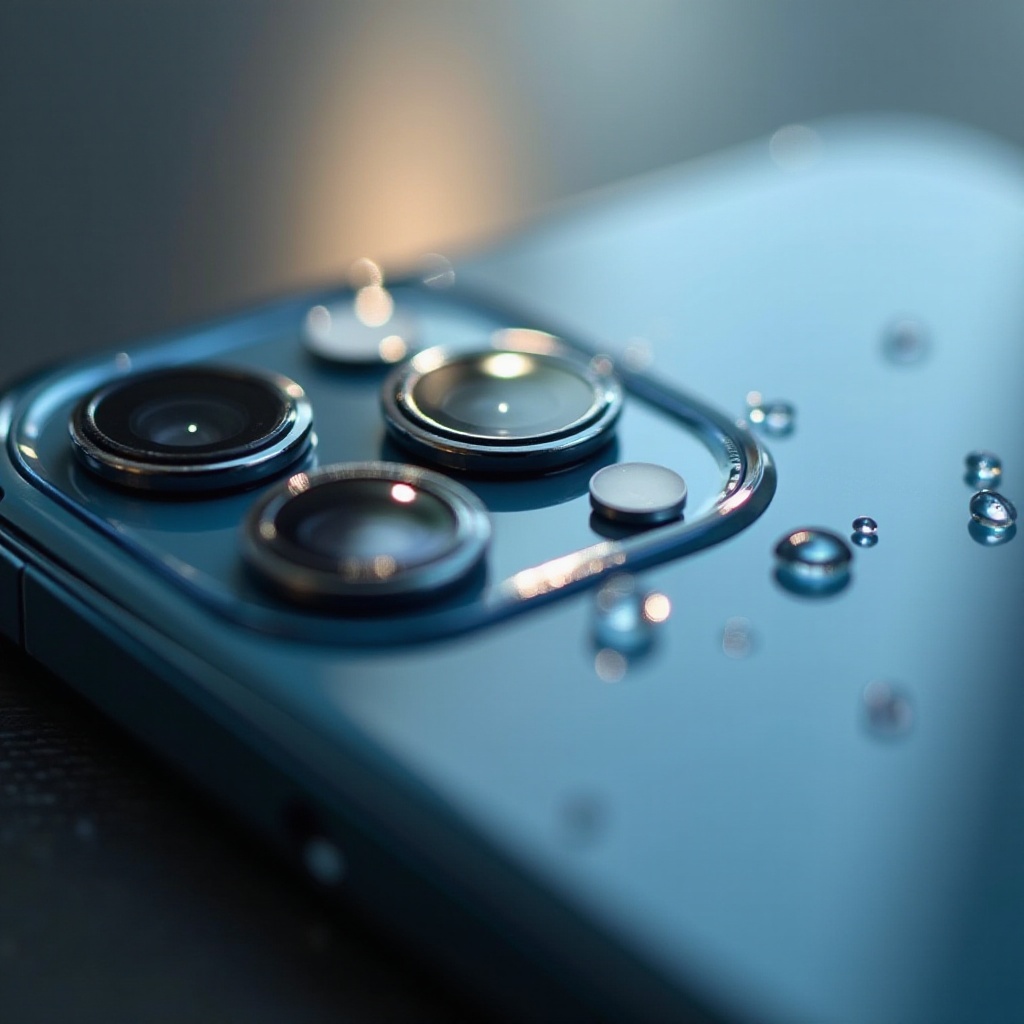 voda uvnitř fotoaparátu iPhone