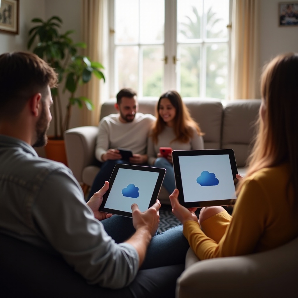 share icloud storage with family sharing