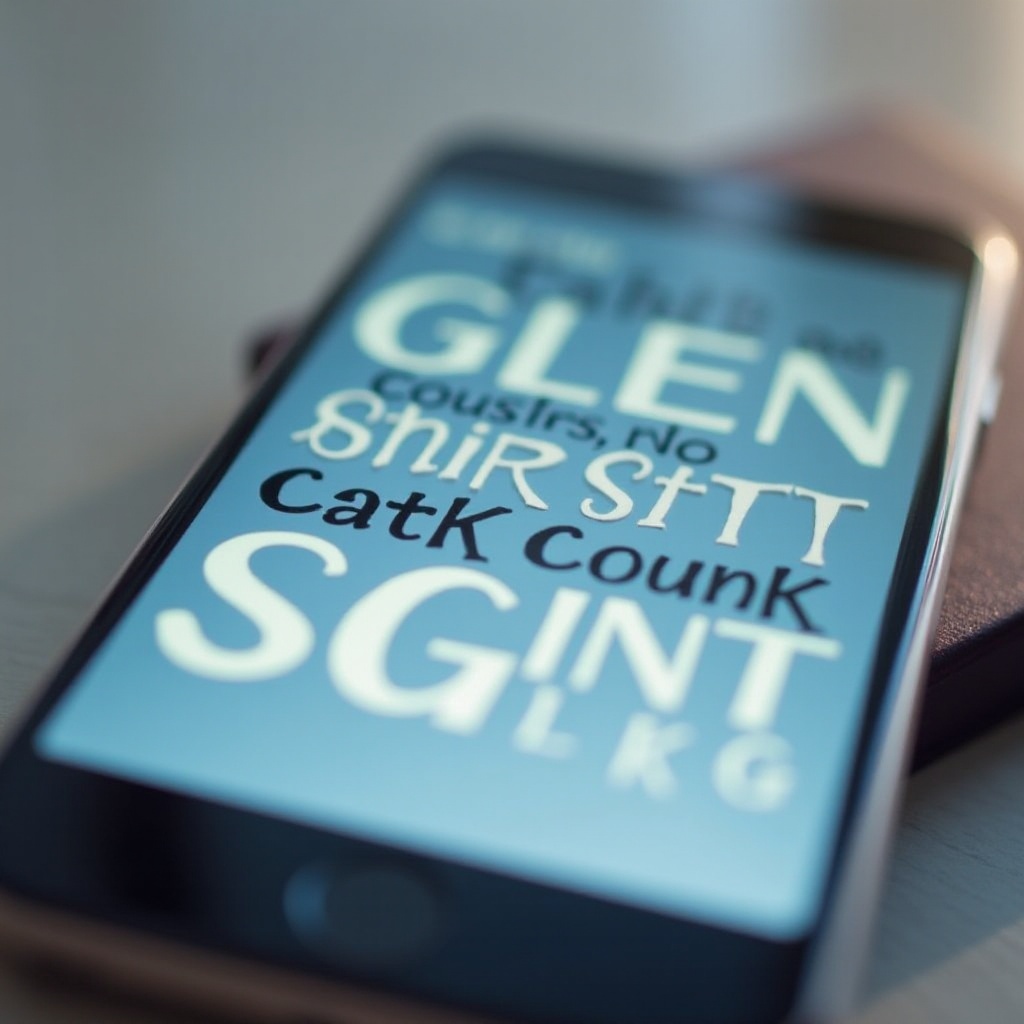 how to use different fonts on iphone