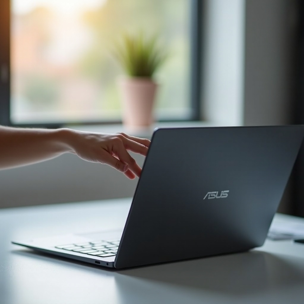 бутон за Wi-Fi на лаптоп Asus