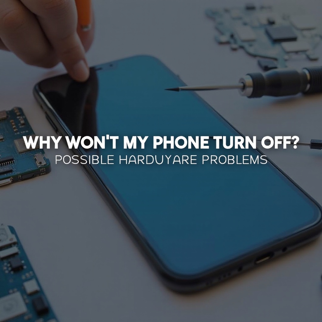 why won't my phone turn off