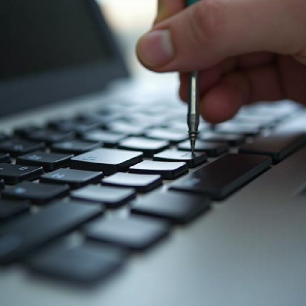 wymień klawiaturę w laptopie