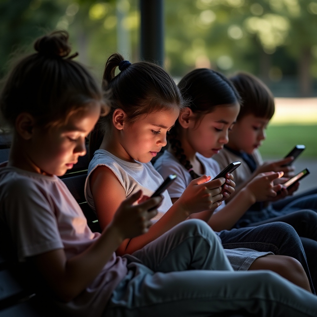când au început copiii să devină dependenți de telefoane